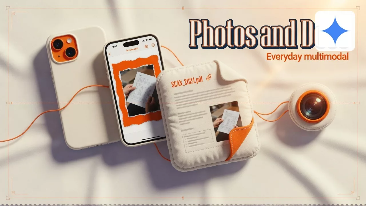 Multimodal: photos and documents that help