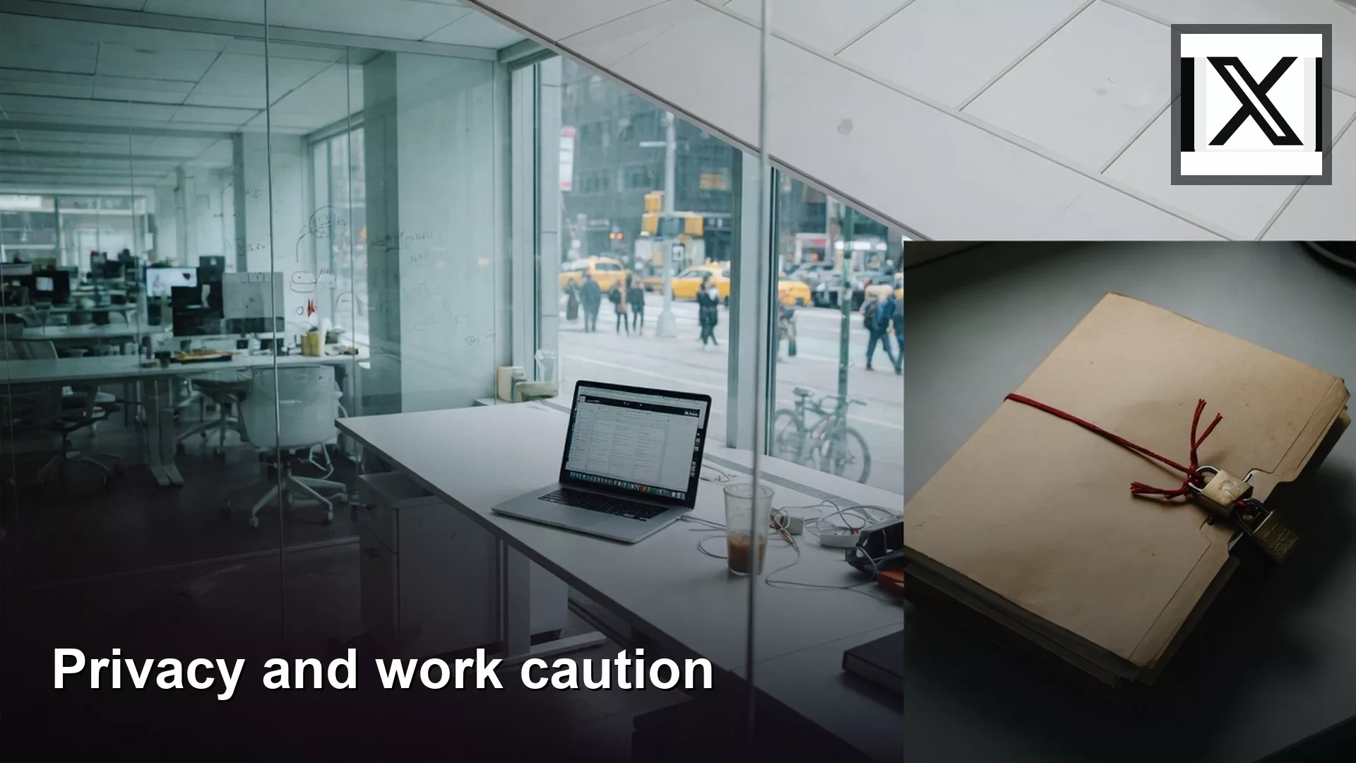 Privacy, public platforms, and work caution