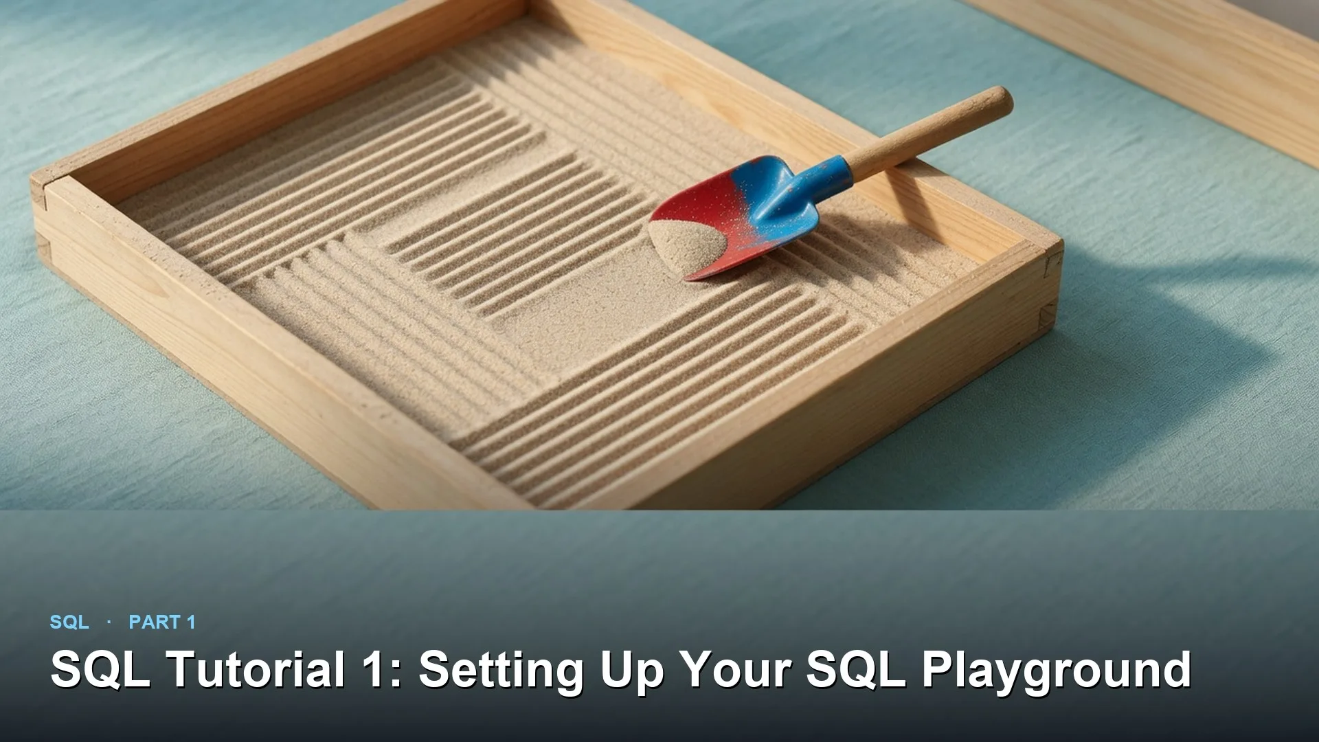 SQL Tutorial 1: Setting Up Your SQL Playground 5 SQL Tutorial 1: Setting Up Your SQL Playground