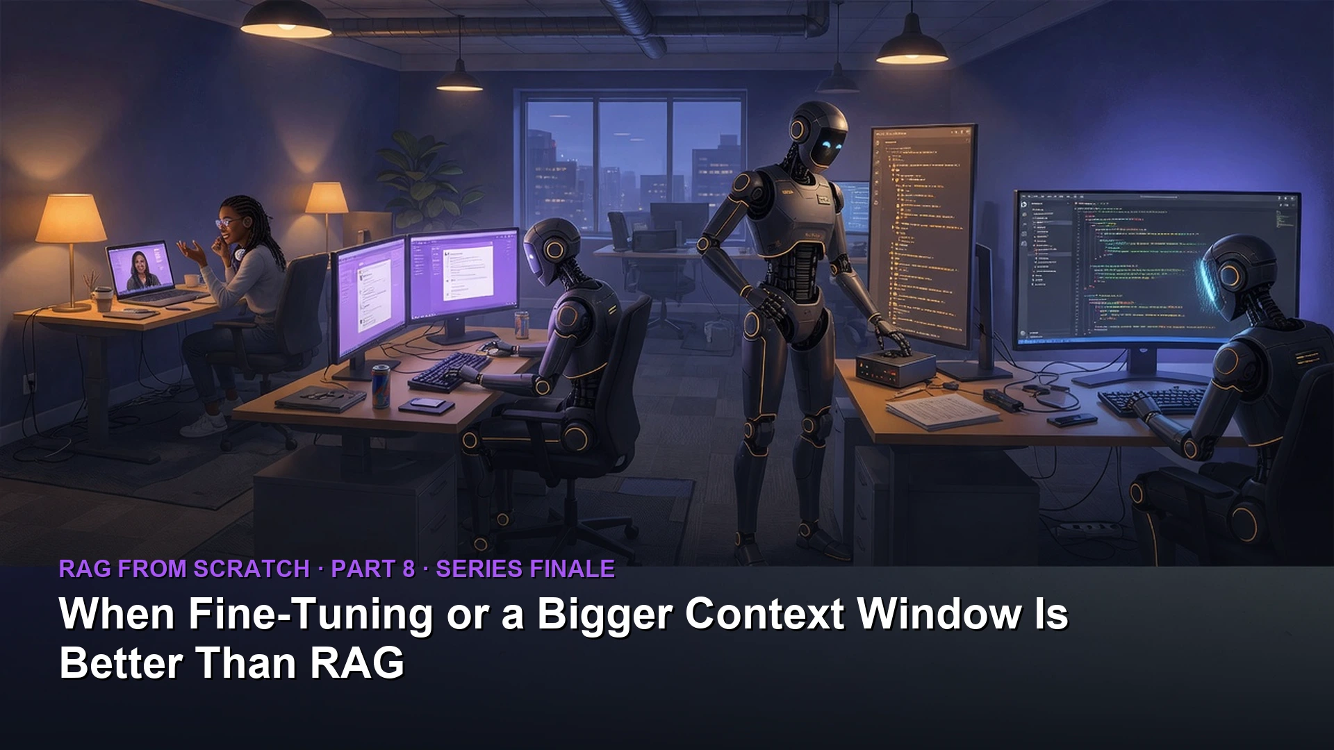 RAG vs Fine-Tuning vs Long Context Windows Featured Cover