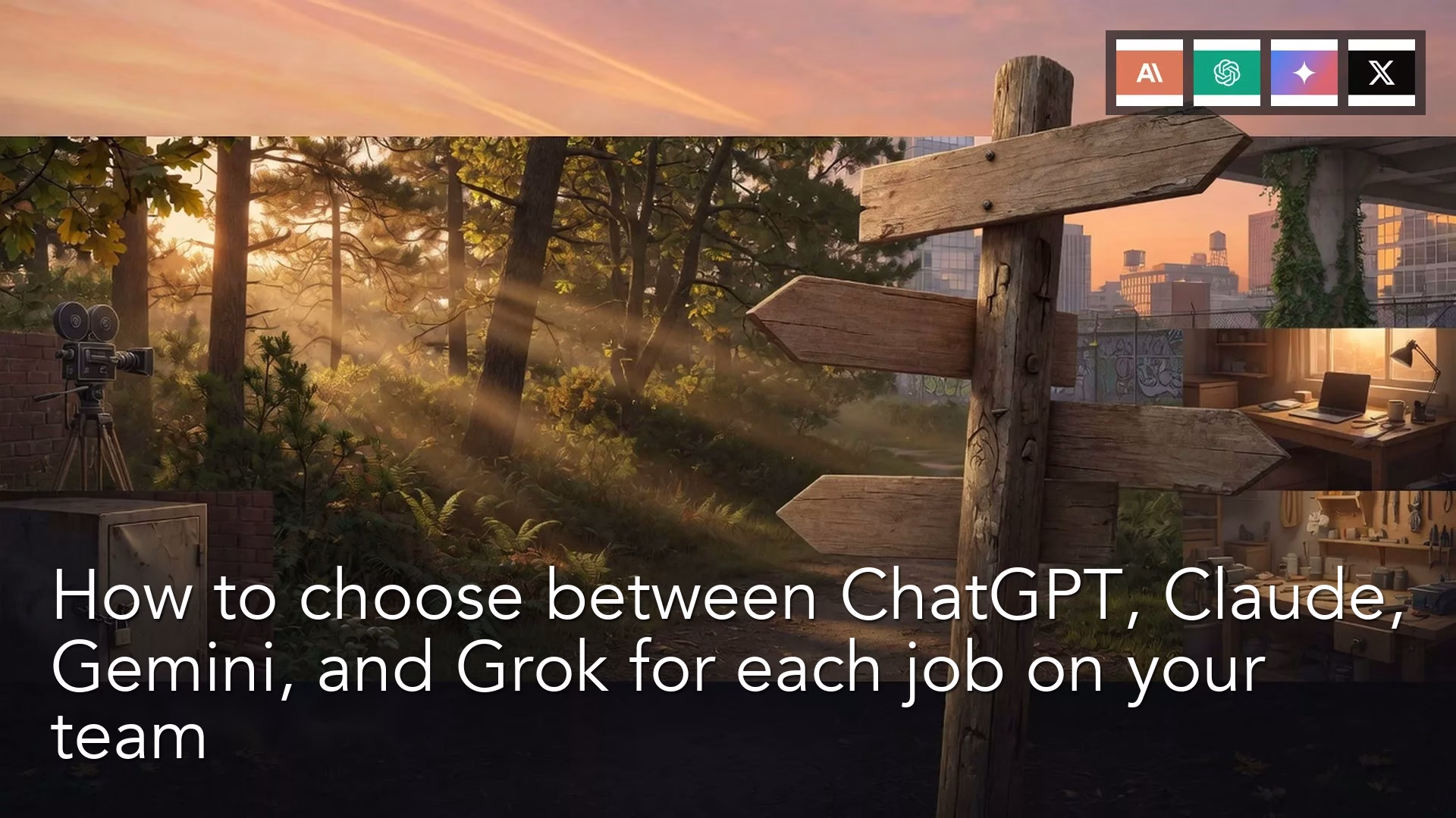How to choose between ChatGPT, Claude, Gemini, and Grok for each job on your team