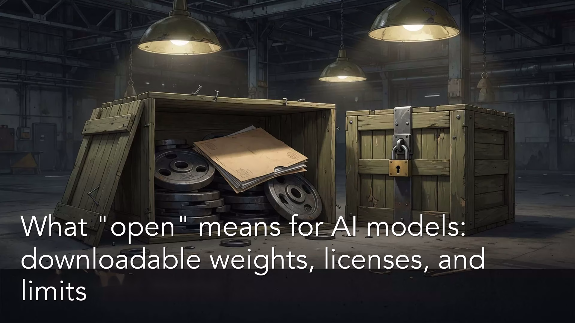 What "open" means for AI models: downloadable weights, licenses, and limits