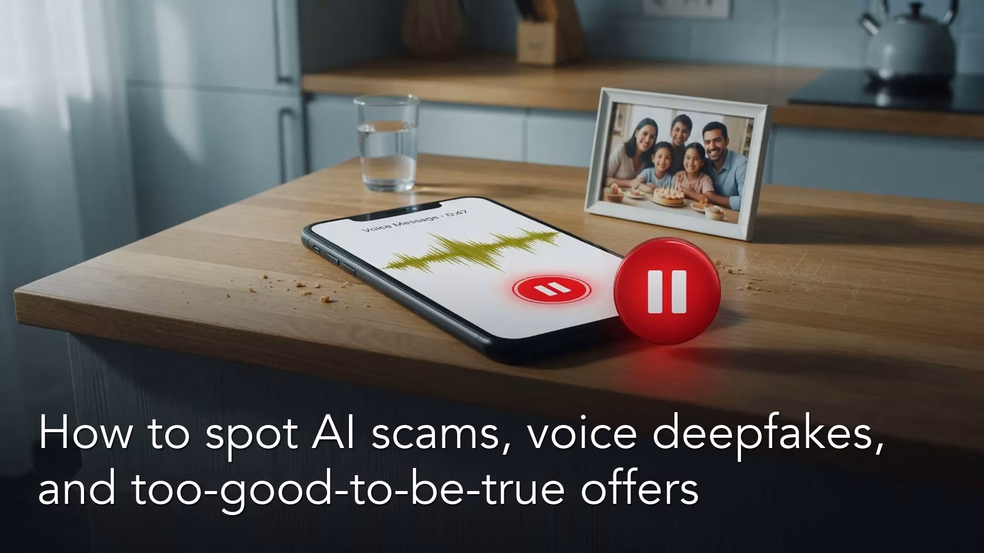 How to spot AI scams, voice deepfakes, and too-good-to-be-true offers