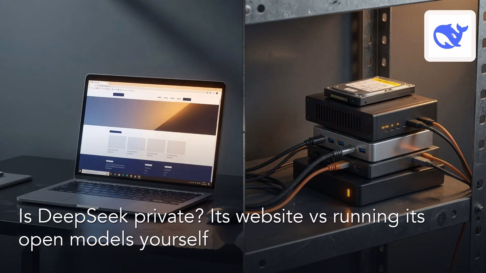 Is DeepSeek private? Its website vs running its open models yourself