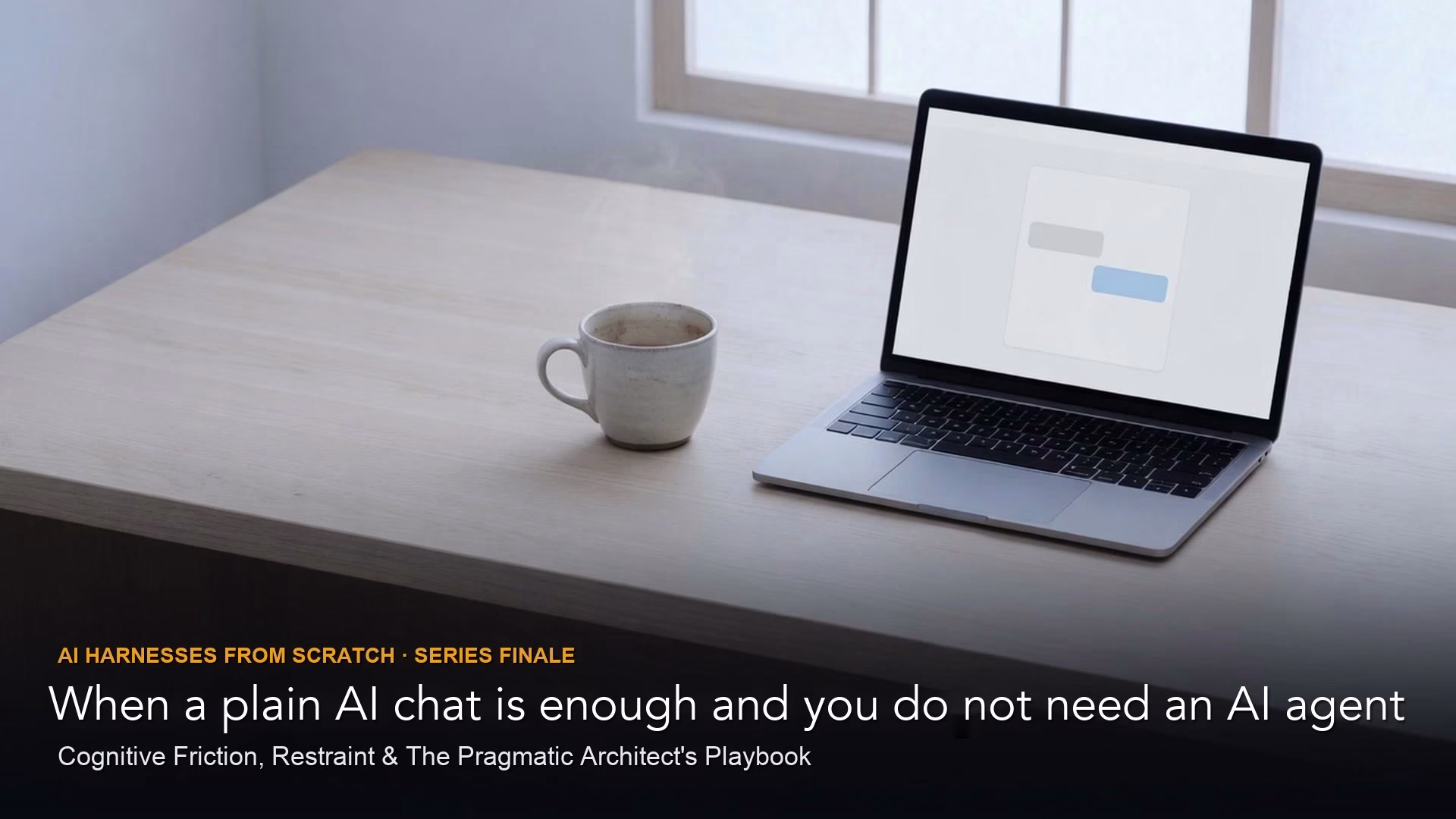 When to use a plain AI chat instead of an AI agent