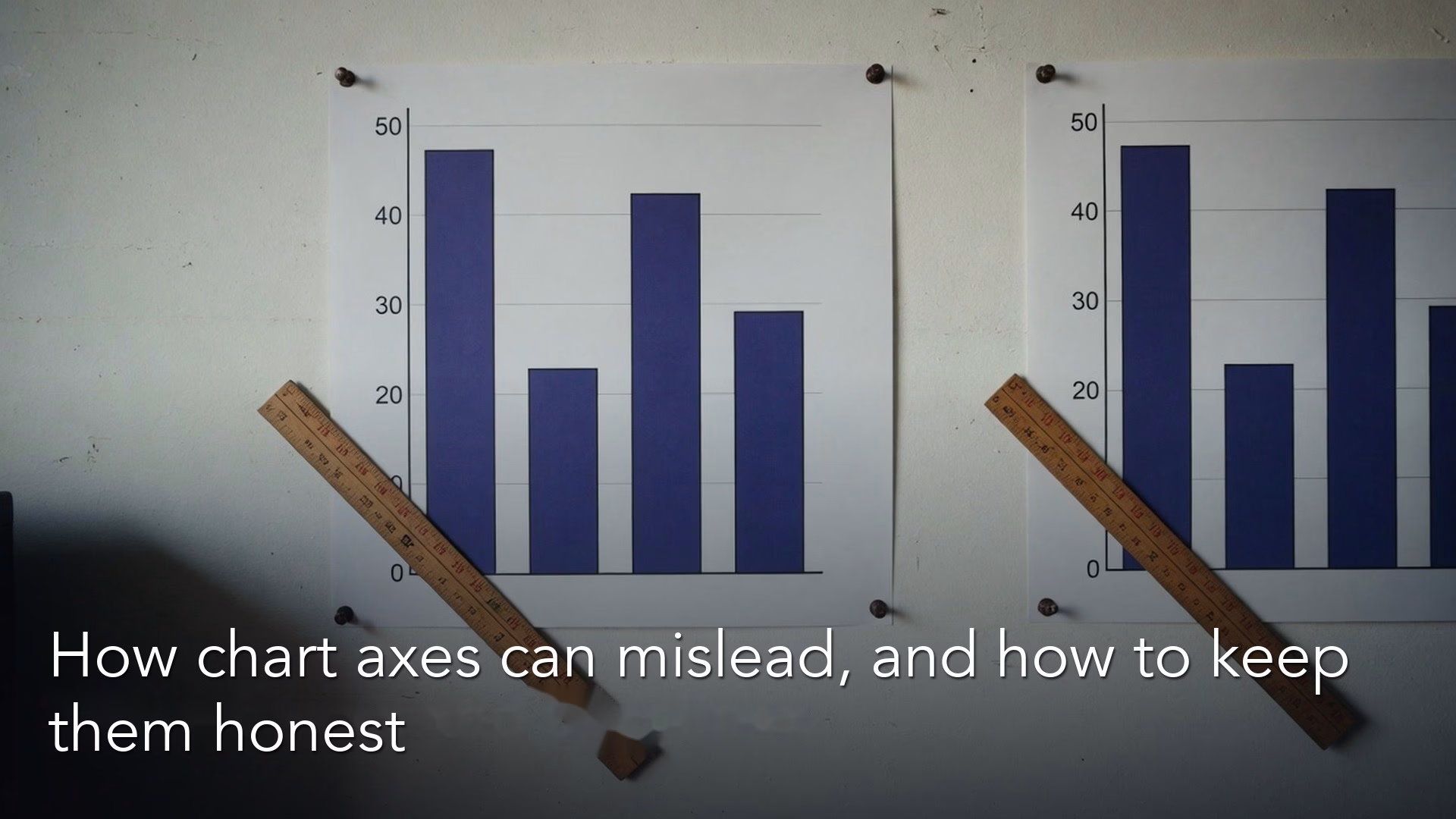 How chart axes and baselines can make the same numbers tell different stories 5 How chart axes and baselines can make the same numbers tell different stories