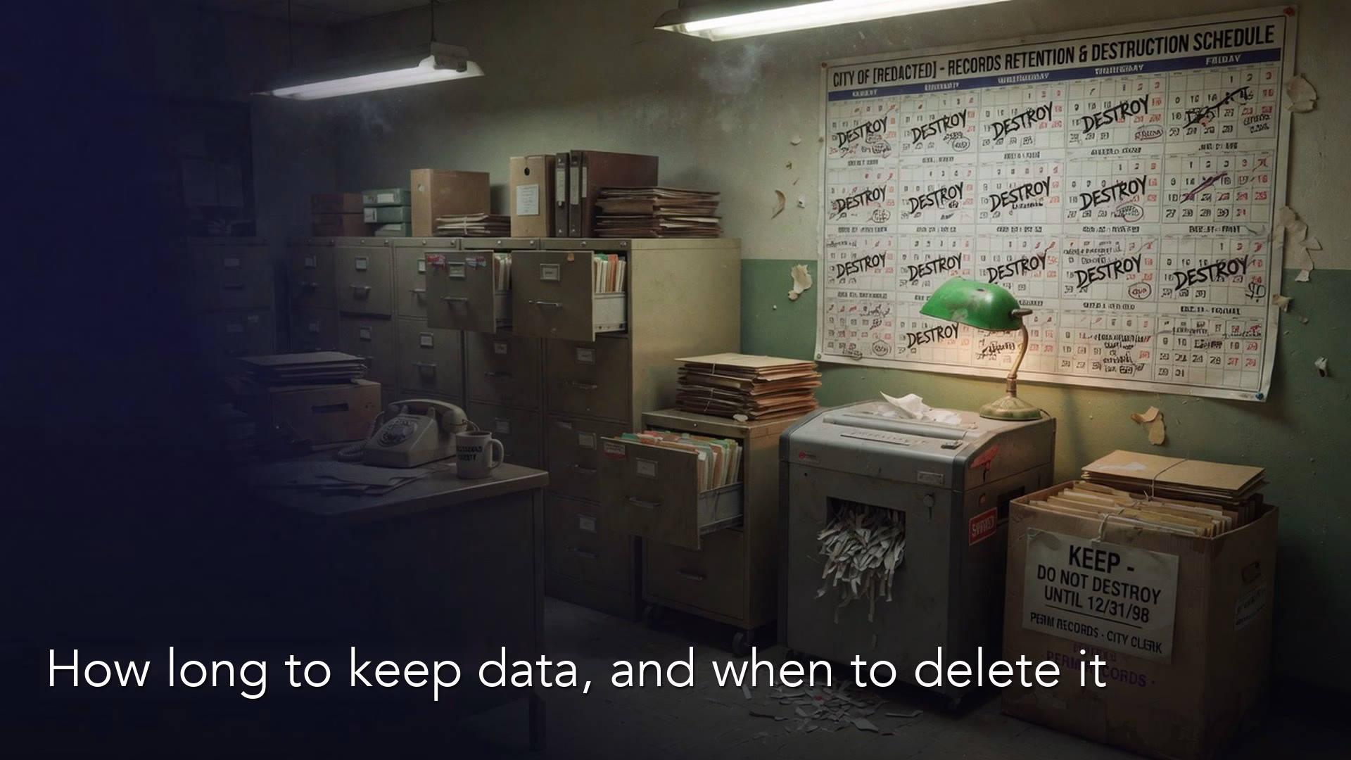 How to set data retention rules so you stop keeping data you don’t need